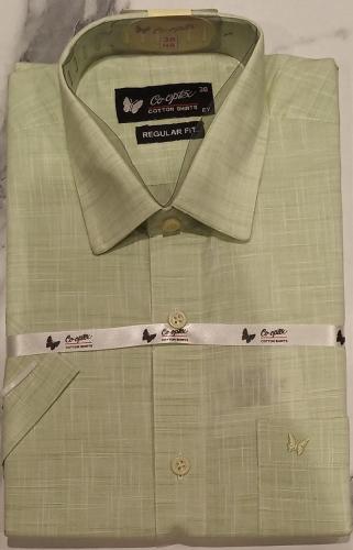 PL COTTON PLAIN SLUB READYMADE SHIRTS 38 HS