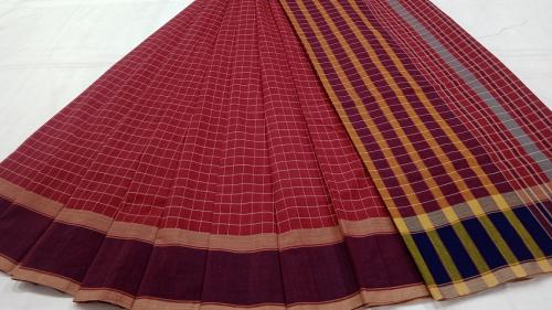 ARUPPUKOTTAI 60S COTTON SAREES WITH BLOUSE