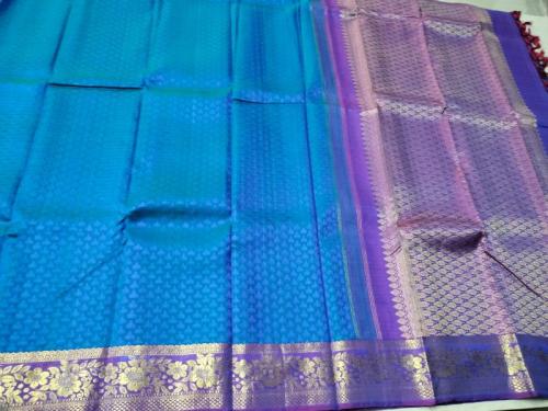 ARNI SILK HALF FINE ZARI SAREE WITH BLOUSE