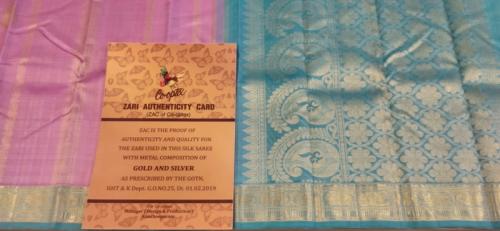 SAREES KPM SILK WITH BLOUSE A