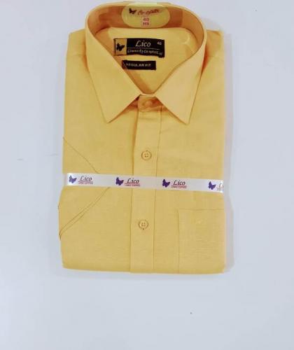 PL COTTON XLINEN DYED READYMADE SHIRT 40 HS