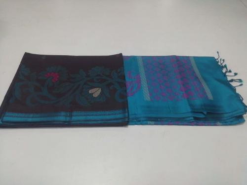 COIMBATORE SOFT SILK SAREES WITH ZERO ZARI