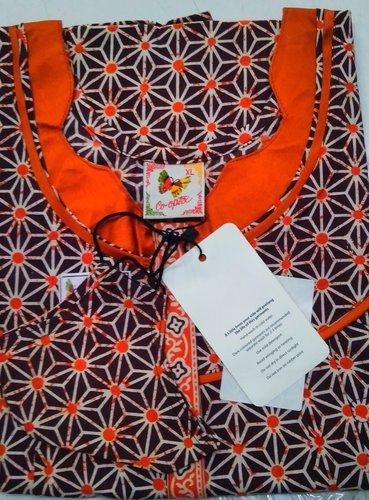 40S X 40S POWERLOOM PRINTED COTTON NIGHTIES XL SIZE