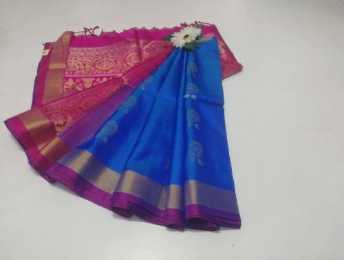 SOFT SILK SAREE WITH BLOUSE