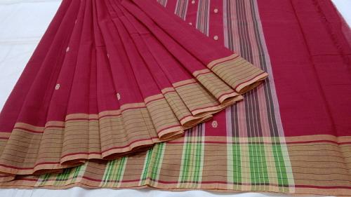 ARUPPUKOTTAI 60S COTTON SAREES WITH BLOUSE
