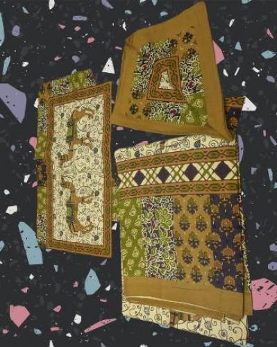 BEDSHEET JAIPUR PRINTED 72X100 2 PILLOW COVER