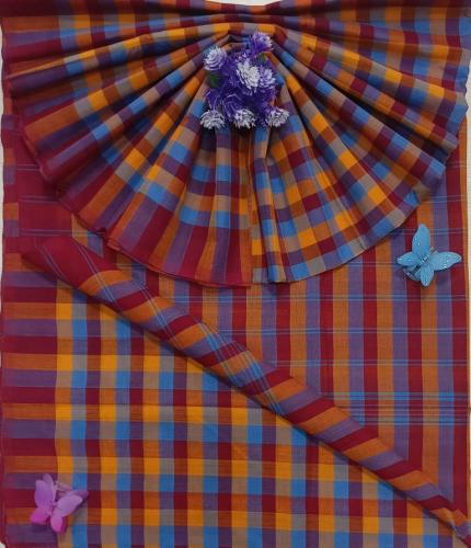 ARUPPUKOTTAI 60S COTTON SAREES WITH BLOUSE