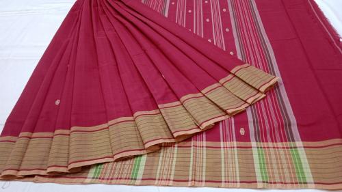 ARUPPUKOTTAI 60S COTTON SAREES WITH BLOUSE
