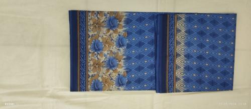 60s PRINTED COTTON SAREE