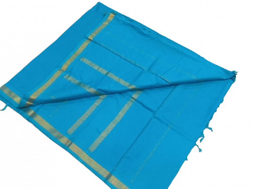 ARNI SILK HALF FINE ZARI SAREE WITH BLOUSE