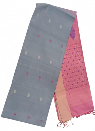 SOFT SILK SAREE WITH BLOUSE