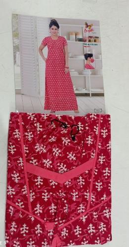 40S X 40S POWERLOOM PRINTED COTTON NIGHTIES L SIZE