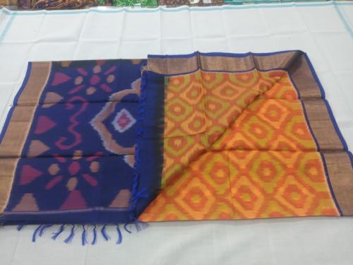 COTTON X KORA SILK TIE DYE SAREES CHINNLAPATTI