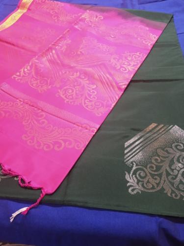 SOFT SILK SAREE WITH BLOUSE