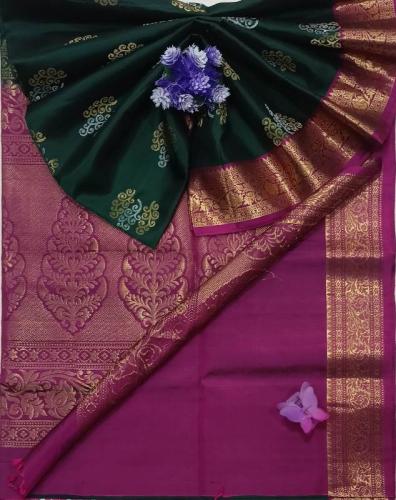 SOFT SILK SAREE WITH BLOUSE