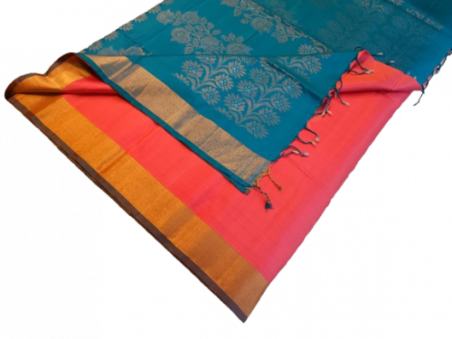 SOFT SILK SAREE WITH BLOUSE