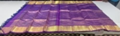 ARNI SILK HALF FINE ZARI SAREE WITH BLOUSE