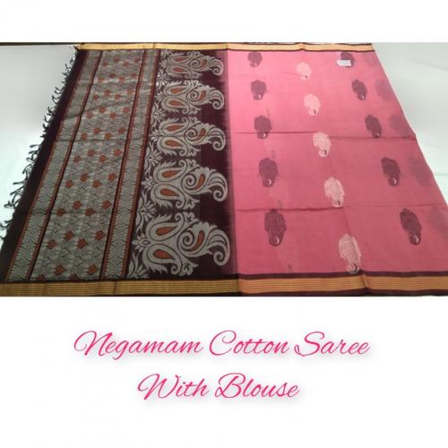 SAREES NEGAMAM WITH BLOUSE