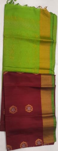 SOFT SILK SAREE WITH BLOUSE