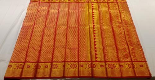 THIRUBHUVANAM HF ZARI SILK SAREE WITH BLOUSE