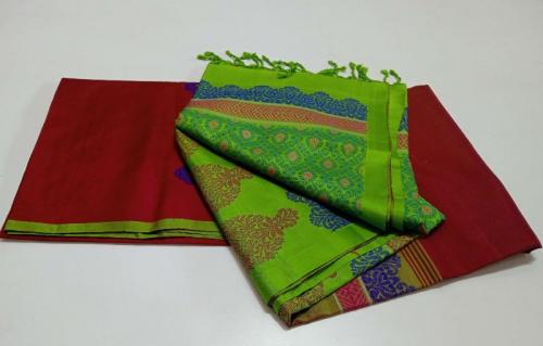 COIMBATORE SOFT SILK SAREES WITH ZERO ZARI