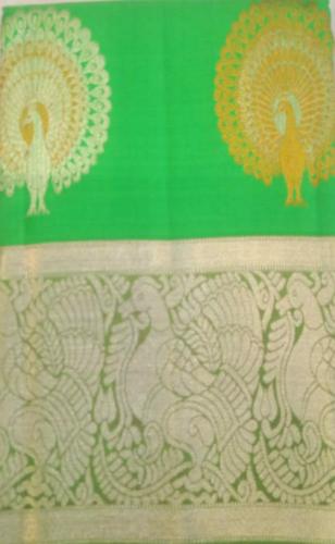 ARNI SILK HALF FINE ZARI SAREE WITH BLOUSE
