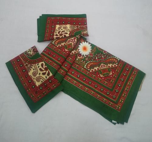 BEDSHEET JAIPUR PRINTED 90X108 2 PILLOW COVER