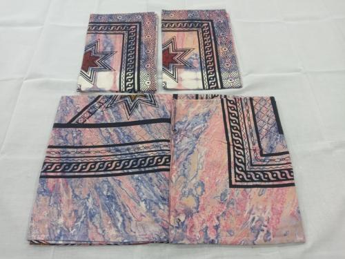 BEDSHEET MEERUT PRINTED 60X90 2 PILLOW COVER