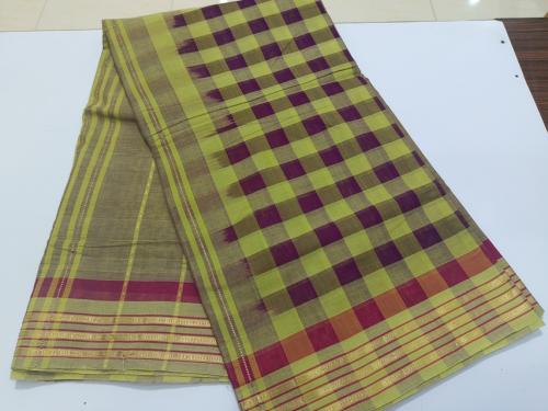 MANAMEDU COTTON SAREES WITH BLOUSE