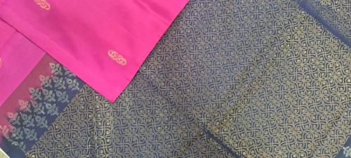 SOFT SILK SAREE WITH BLOUSE