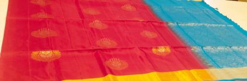 SOFT SILK SAREE WITH BLOUSE