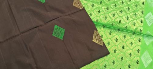 SOFT SILK SAREE WITH BLOUSE