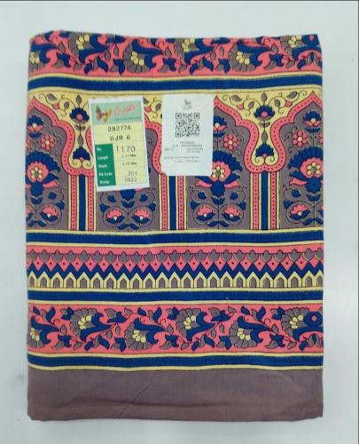 BEDSHEET JAIPUR PRINTED 90X108