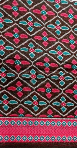 60s PRINTED COTTON SAREE