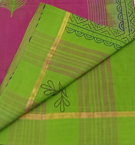 SALEM BLOCK PRINT COTTON SAREES