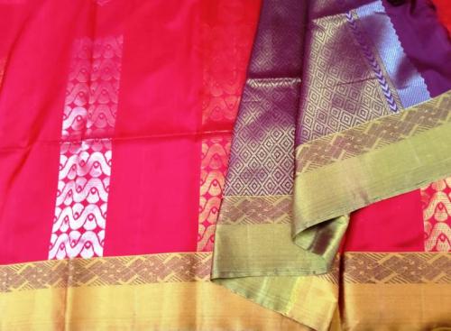 SOFT SILK SAREE WITH BLOUSE