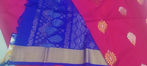 SOFT SILK SAREE WITH BLOUSE