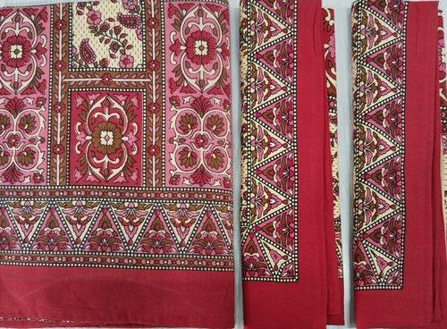 BEDSHEET JAIPUR PRINTED 90X108 2 PILLOW COVER