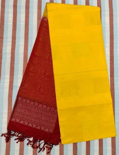 SOFT SILK SAREE WITH BLOUSE