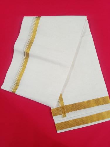 PURE SILK AND HF ZARI DHOTHY