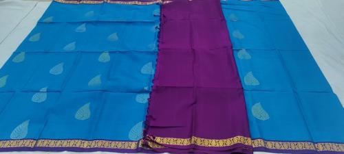 SOFT SILK SAREE WITH BLOUSE
