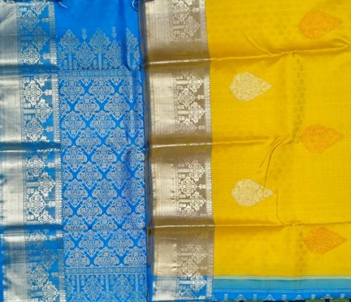 ARNI SILK HALF FINE ZARI SAREE WITH BLOUSE