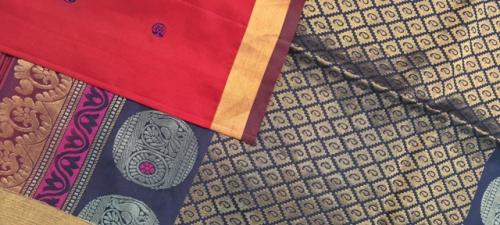 SOFT SILK SAREE WITH BLOUSE