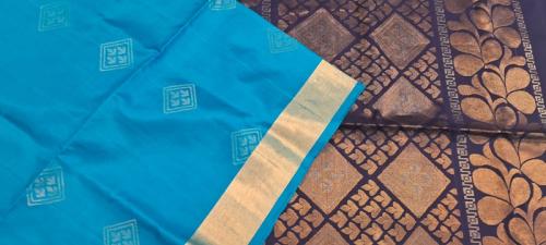SOFT SILK SAREE WITH BLOUSE