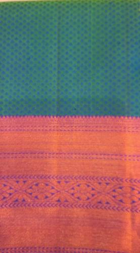 ARNI SILK HALF FINE ZARI SAREE WITH BLOUSE