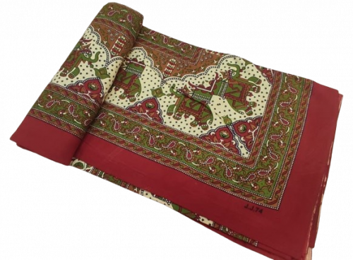 BEDSHEET JAIPUR PRINTED 90X108