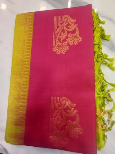 SOFT SILK SAREE WITH BLOUSE