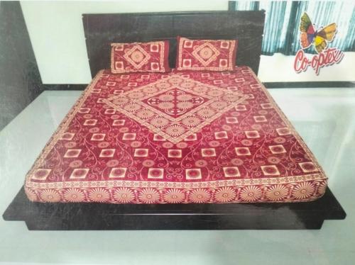 BEDSHEET BARMER PRINTED 90X108 2 PILLOW COVER