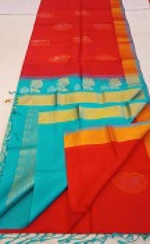 SOFT SILK SAREE WITH BLOUSE