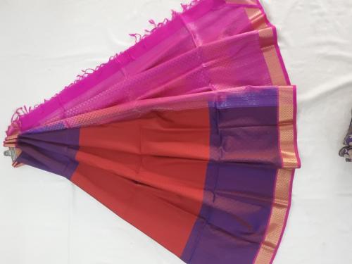 SOFT SILK SAREE WITH BLOUSE